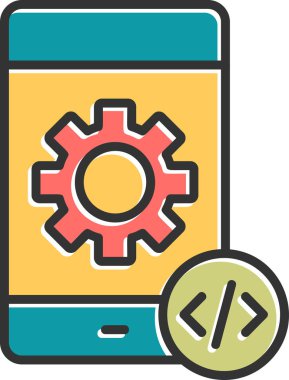 Cep telefonu. basit tasarım vektörü