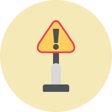 uyarı simgesi vektör illüstrasyonu