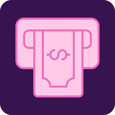 Dolar. Web simgesi basit illüstrasyon