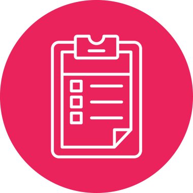 Görevler. Web simgesi basit illüstrasyon