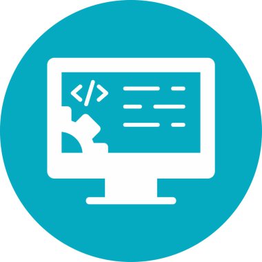 Basit Seo web tasarım simgesi