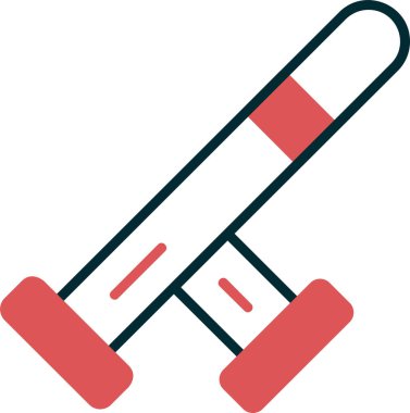 Baton web simgesi vektör illüstrasyonu