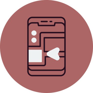 Basit Web Gezgin simgesi vektörü