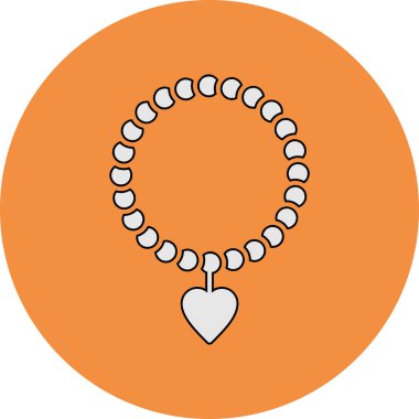  Bileklik Ağ simgesi vektör illüstrasyonu 