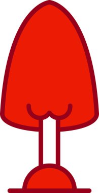 Ağaç. Web simgesi basit illüstrasyon 