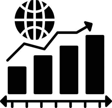 Piyasa. Web simgesi basit illüstrasyon