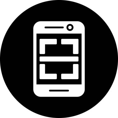 Taranıyor. Web simgesi basit illüstrasyon