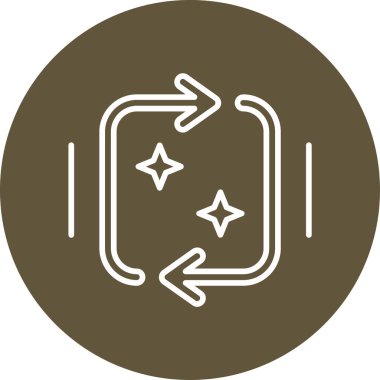 Oklar. Web simgesi basit illüstrasyon