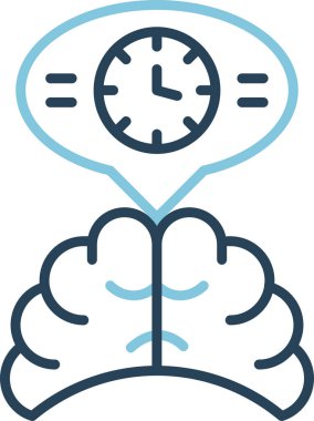 Zaman yönetimi simgesi vektör illüstrasyonu