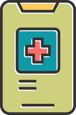 Çevrimiçi sipariş. Web simgesi basit illüstrasyon