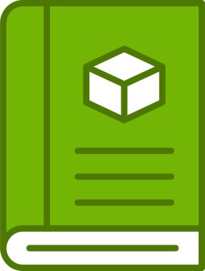 Basit Defter simgesinin vektör illüstrasyonu