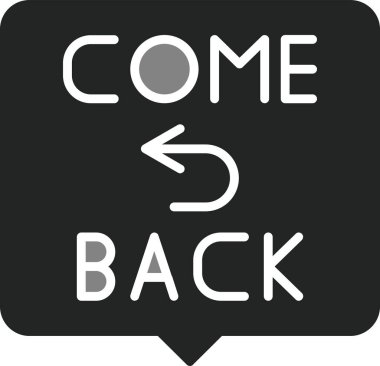 Geri Dön Simge Vektör Resimleri Beyaz Arkaplanda İzole Edildi