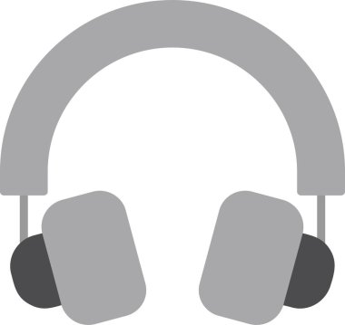 kulaklık simgesi vektör illüstrasyonu 