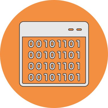 Tarayıcı modern simgesinin vektör illüstrasyonu