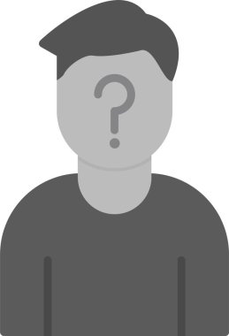 Anonim Web simgesi vektör illüstrasyonu