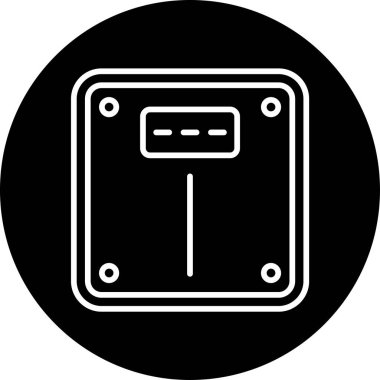 Basit ölçek. Web simgesi basit illüstrasyon