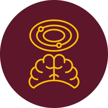 Hayal gücü. Web simgesi basit illüstrasyon