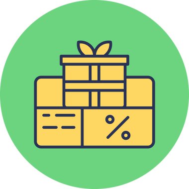 İkramiye. Web simgesi basit illüstrasyon