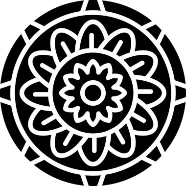 Geometrik mandala 'nın basit özet resmi