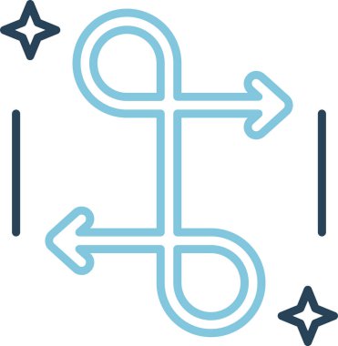 Oklar. Web simgesi basit illüstrasyon