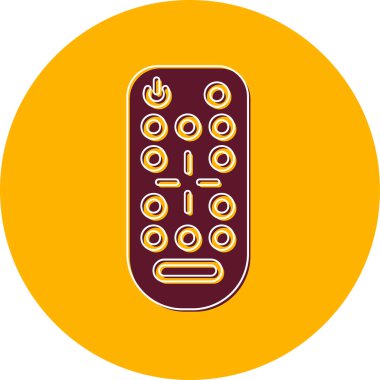 Uzak web simgesi vektör illüstrasyonu