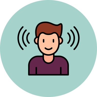 Kişisel Farkındalık simgesi, vektör illüstrasyonu  