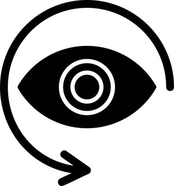 Deja Vu. Web simgesi basit tasarım