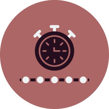 Sınırlı zaman dilimi. Web simgesi basit tasarım