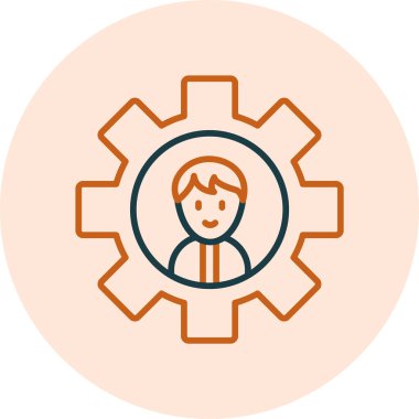 Adaptasyon. Web simgesi vektör illüstrasyonu