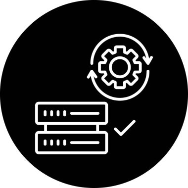 Tahmin edilebilir modellik. Web simgesi vektör illüstrasyonu