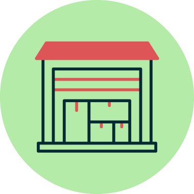 ev simgesini, basit vektör çizim