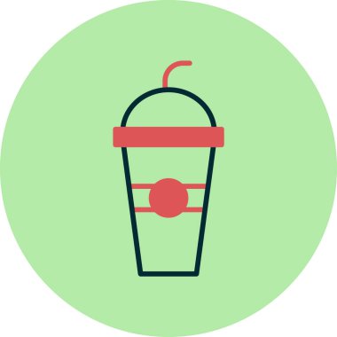 kahve fincanı simgesi, vektör illüstrasyonu 