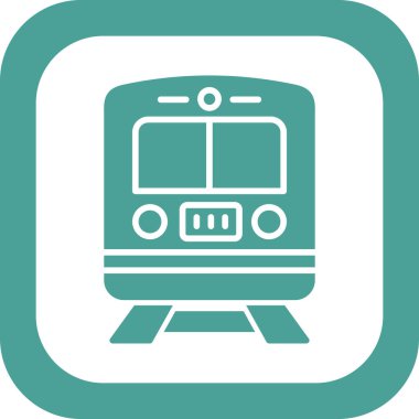 Web simgesi tren, illüstrasyon vektör  