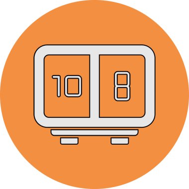 Puan tablosu simgesi, vektör illüstrasyonu basit tasarım