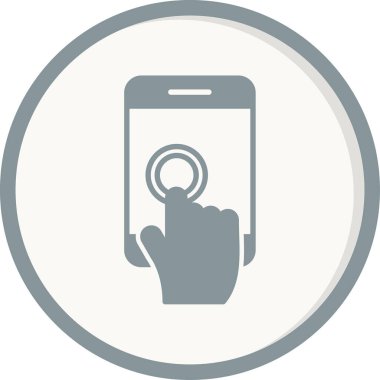 self servis. Web simgesi basit illüstrasyon