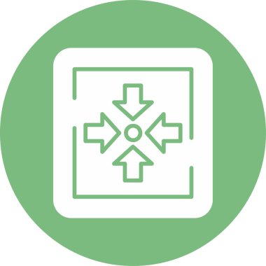 Nokta İşareti Web simgesi vektör illüstrasyonunu monte et