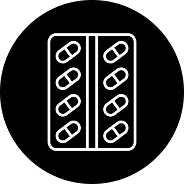 hap ikonu vektör illüstrasyonu