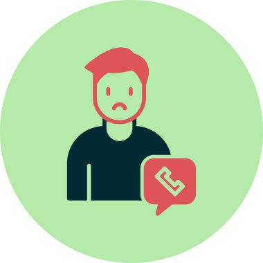 Anonim Web simgesi vektör illüstrasyonu