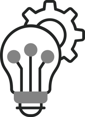 Yenilik. Web simgesi basit illüstrasyon