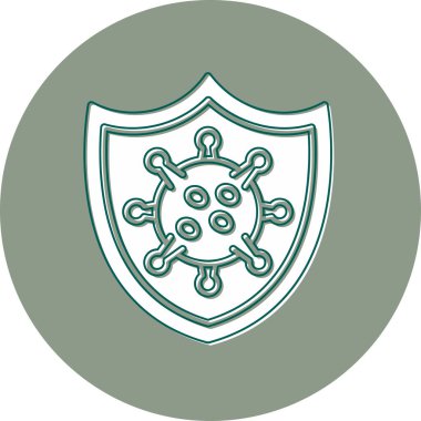 Virüs Kalkanı vektör illüstrasyonu 