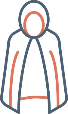 Görünmez Görünmez Görünmezlik simgesi, vektör illüstrasyonu basit tasarım