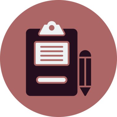 Gündem. Web simgesi basit illüstrasyon