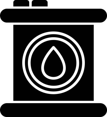 Petrol varil düz kutsal kişilerin resmi, vektör çizim 