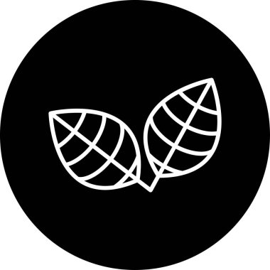 Sonbahar yaprakları simgesi, vektör illüstrasyonu 