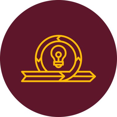 Çevik ağ simgesi vektör illüstrasyonu