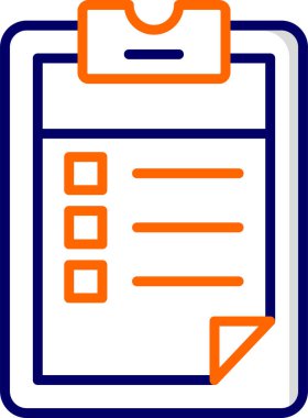 Görevler. Web simgesi basit illüstrasyon