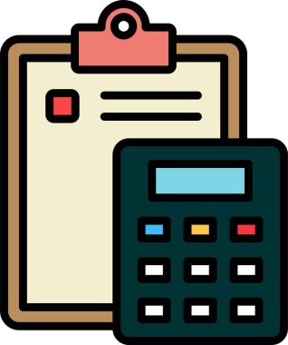 Pano simgesi, vektör illüstrasyonu basit tasarım