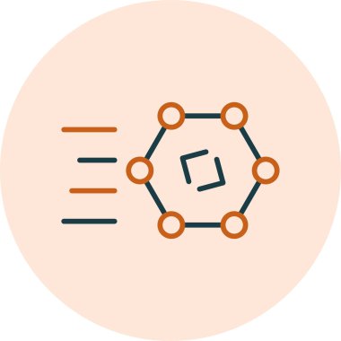 Simge vektör illüstrasyon tasarımı taşınıyor