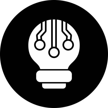 Teknoloji. Web simgesi basit illüstrasyon