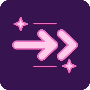 Oklar. Web simgesi basit illüstrasyon